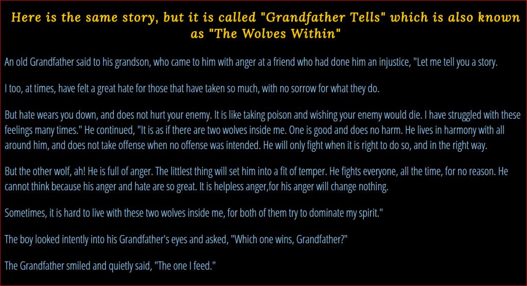 Grandfather Tells